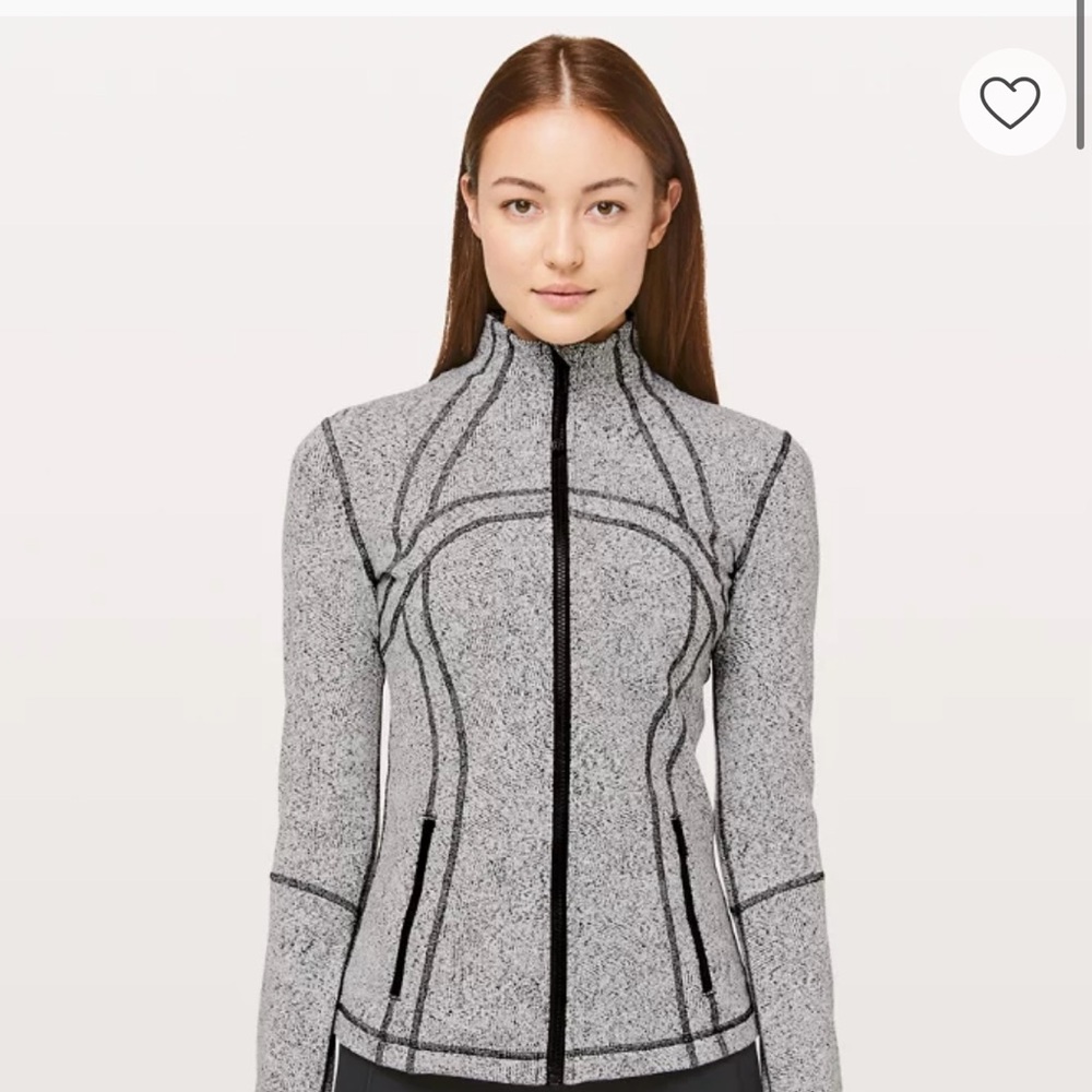 Lululemon Gray White Define Jacket